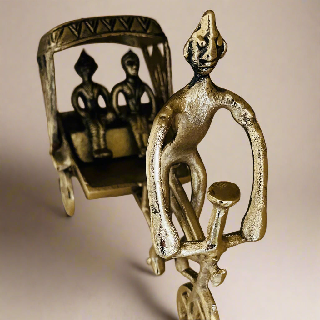 Handcrafted Metal Rickshaw