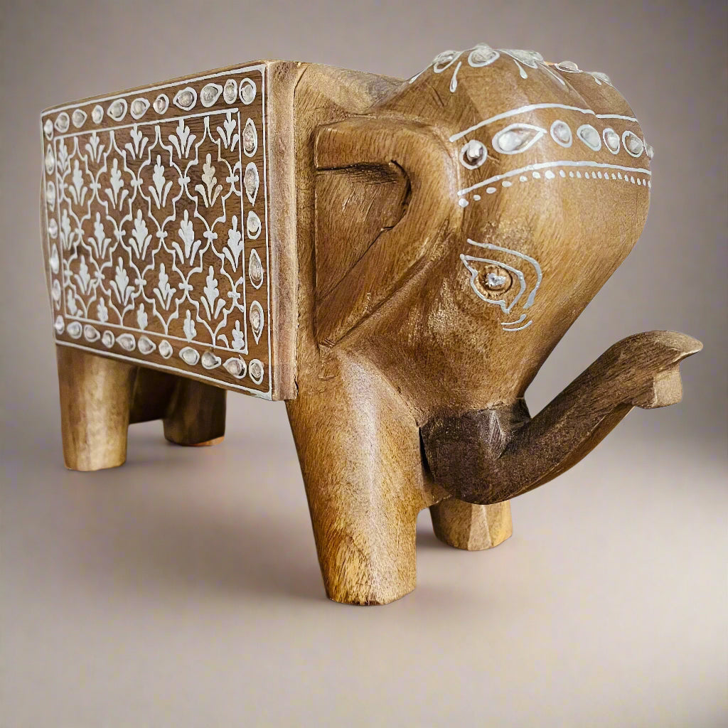 Elephant Wooden Holder
