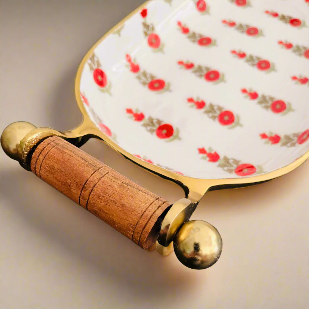 Floral Decorative Tray