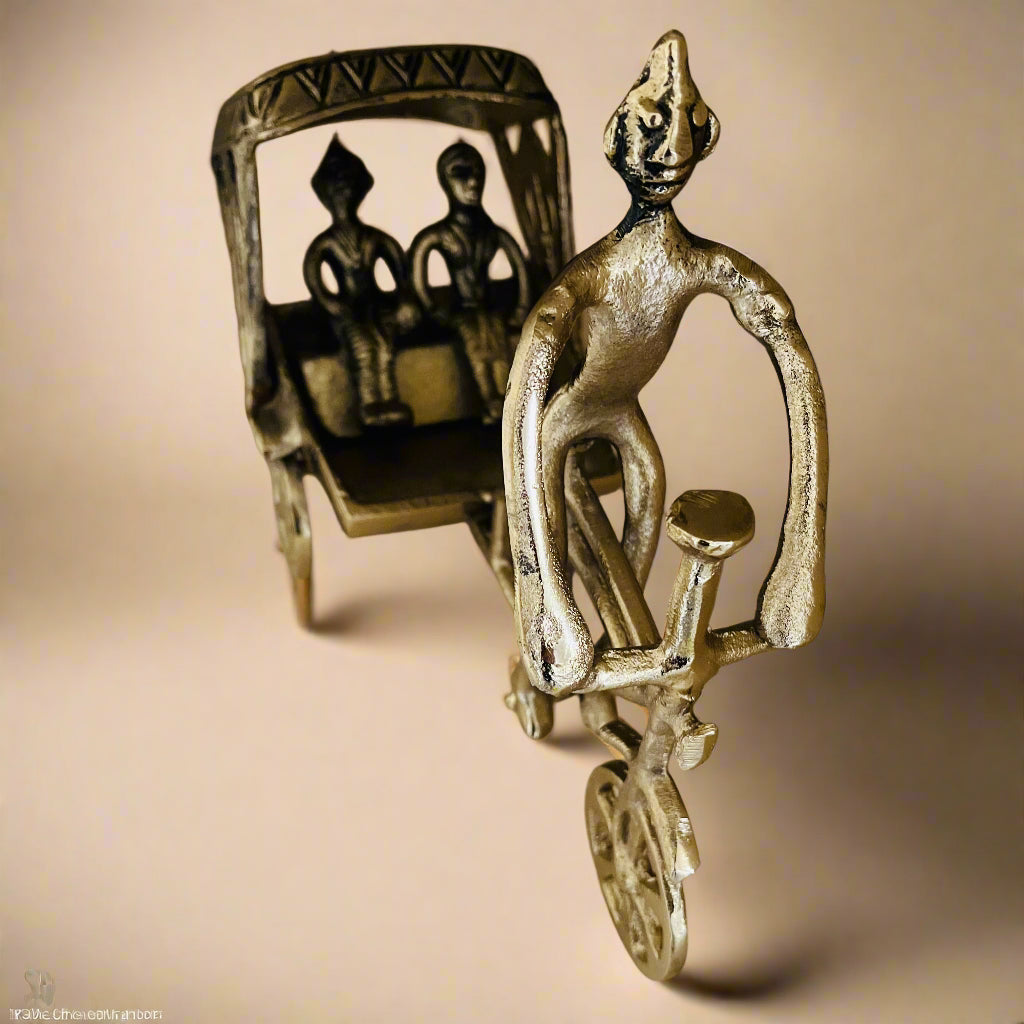Handcrafted Metal Rickshaw